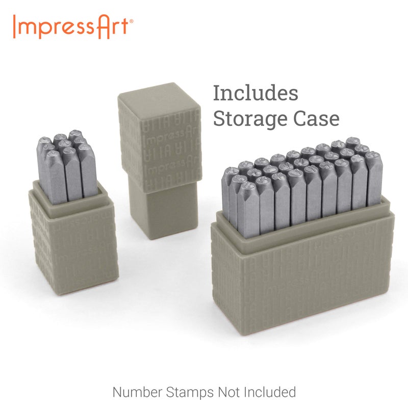 ImpressArt - Basic Typewriter Uppercase 3mm Metal Stamp Letter Set for Metal Stamping Projects and Jewelry Stamping - Image 3